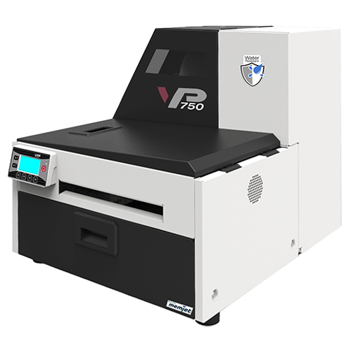 VP750: Farbetikettendrucker für wasserbeständige Etiketten
